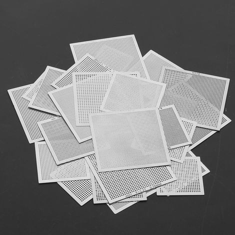 BGA 27-teilige Universal-Schablone mit verzinntem Drahtgeflecht (1/5)