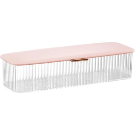 Boîte de rangement pour câble de données, rangement de bureau, avec couvercle, distributeur de lentilles de contact jetables, boîte en plastique transparent pour toutes les marques d'objectifs (1/4)
