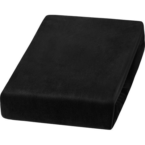 Lenzuolo con angoli in velluto nero (1/2)