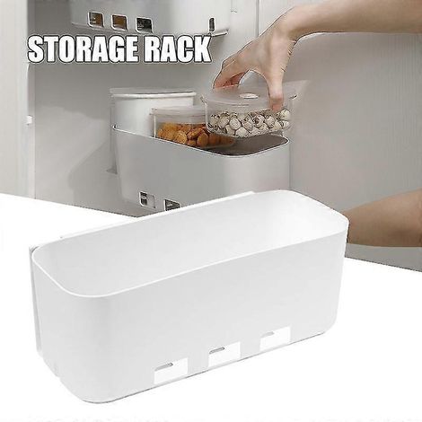 Étagère murale à tiroirs pour rangement de cuisine, gain de place, accessoires de salle de bain sans perçage (1/5)