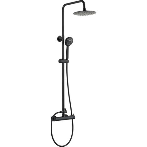Colonne de douche Black Nortes avec robinet (1/2)