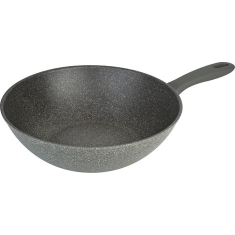 Wok Ballarini Murano grigio 30 cm antiaderente (1/5)