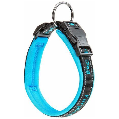 Ferplast SPORT DOG C Collare per cani con imbottitura soft. Varie misure e colori fluo.. Variante C25/65 - Misure: A: 55-65 cm B: 25 mm - Blu