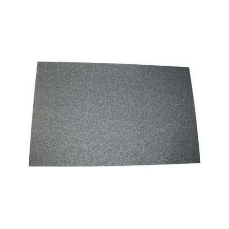 Feuille abrasive rectangulaire en toile émeri K625 - dimensions : 180 x 280 mm - Grain 2 (gros)