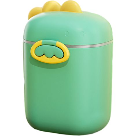 Distributeur Lait En Poudre - Boîte Rangement Portable Double Paroi Avec Cuillère Intégrée - Forme Dinosaure - 1 Pièce (1/5)