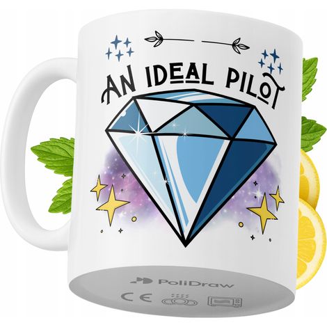Tazza da caffè/tè divertente e umoristica per un pilota, con grafica e testo divertenti. Tazza ideale per compleanni, onomastici e festività. Tazza premium per occasioni speciali, per casa, ufficio, l