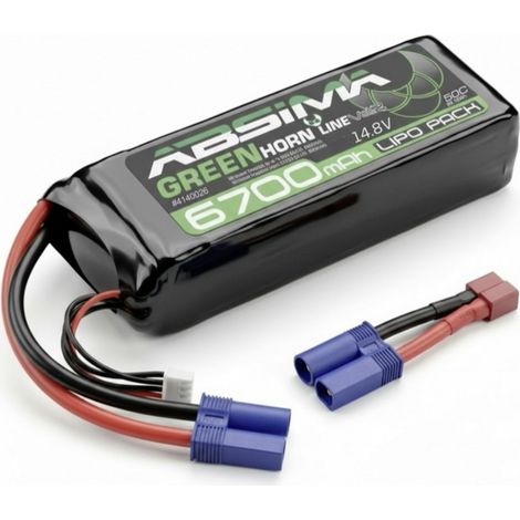 Absima Modellbau-Akkupack (LiPo) 14.8 V 6700 mAh Zellen-Zahl: 3 Softcase EC5 (1/2)