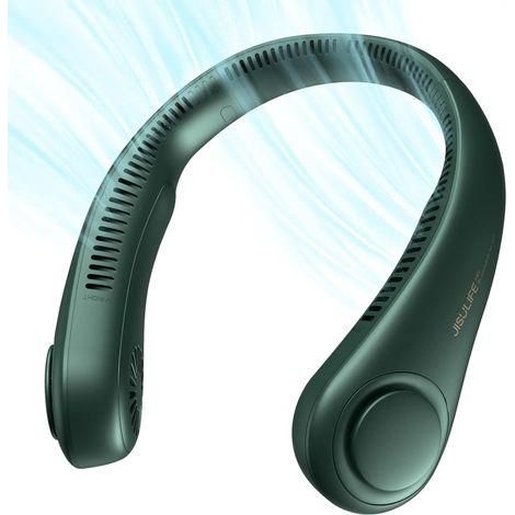Ventilateur cou sans pales 4000 mAh, 5 vitesses mains libres portable été (1/5)