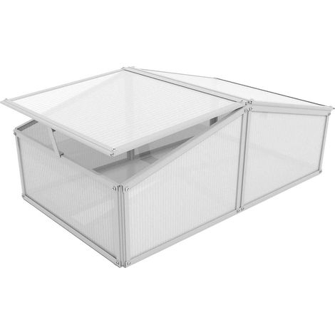 Serre potagère en aluminium anodisé Gaia 0.6 m² (1/4)