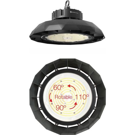 Lampada a LED industriale UFO LENS SWITCH 60W/80W/100W 100-260V