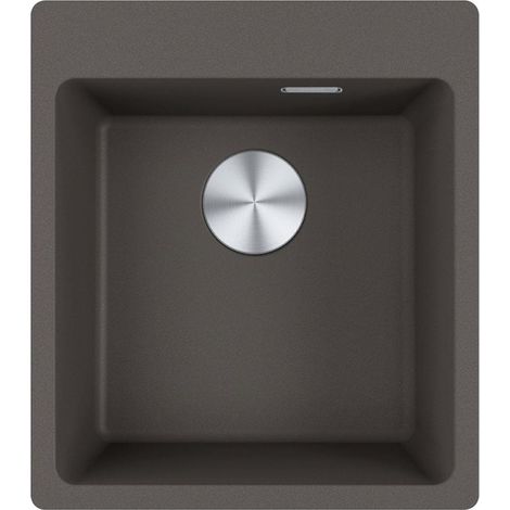 Franke Einbaubecken Maris MRG 610-39 A Fragranit Schiefergrau, Druckknopfventil