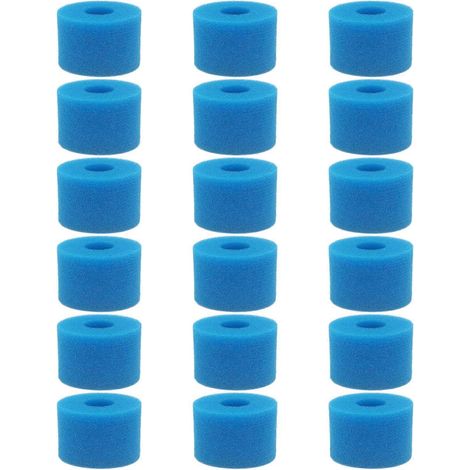 18 Stück für reinen, wiederverwendbaren, waschbaren Whirlpoolfilter S1-- (1/5)