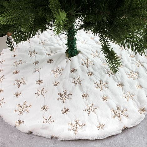 Tapis de sapin de Noël de 90 cm pour les fêtes de fin d'année (1/2)