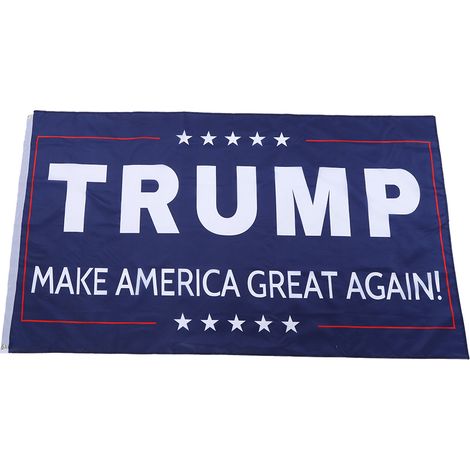 Drapeau - Trump - 90 x 150 cm - Polyester - Double Face - Extérieur Intérieur - 1 Pièce (1/5)