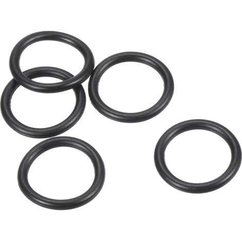 Joint Torique Nitrile Caoutchouc 22mm OD 18mm ID 2mm Largeur, 100 Pcs Métrique Scellage Joint pour Robinet Plomberie Automobile Réparation, Noire (1/5)