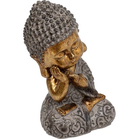 Lee buddha h.14cm in resina assortita - Atmosphera créateur d'intérieur (1/4)