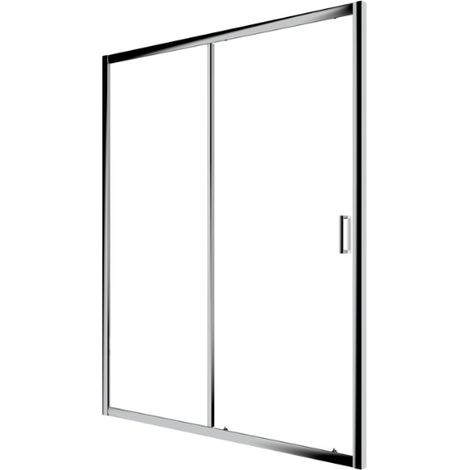 Porta Doccia 160 cm Scorrevole H190 Cristallo Trasparente Golden