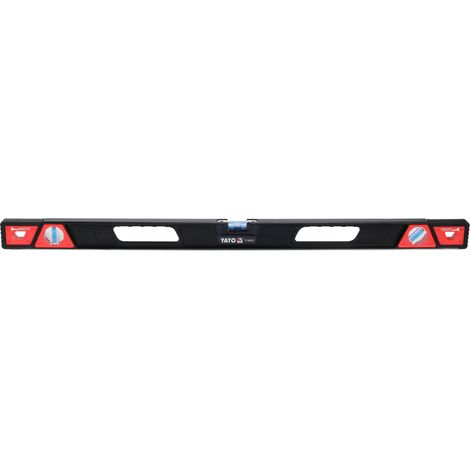 Livella a bolla da 80 cm con 3 fiale, maniglia e magnete