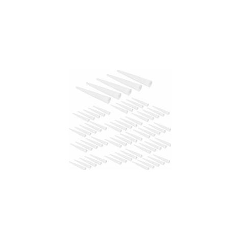 Pack de 100 embouts de cartouche embouts en silicone embouts de remplacement en silicone embouts de cartouche embouts de cartouche embouts- (1/5)
