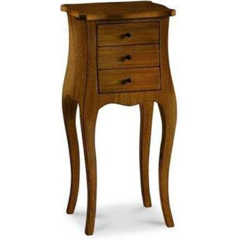 Comodino Francesino in legno noce