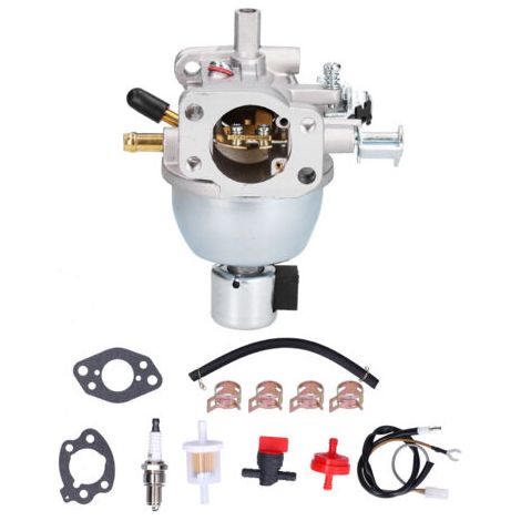 Kit de Carburateur pour Tondeuse JD LT-166 Moteur B&S 16 HP Vanguard Compatible avec 846280 808725 846944 350772-0045-01 350772-0102-01 350776-0046-02 350777-0034-01- (1/5)