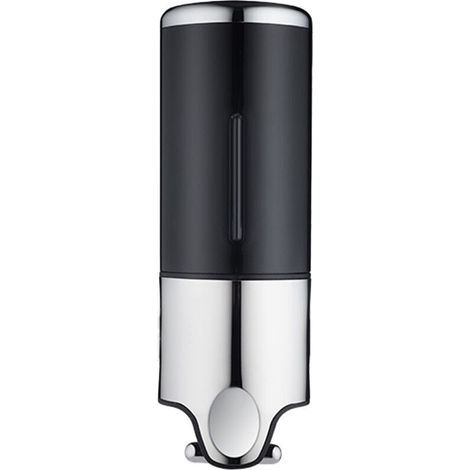 Seifenspender zur Wandmontage, manueller Flüssigseifenspender zum Aufhängen für Küche, Hotel, Shampoo, Spülung, Duschgel, 500 ml, Schwarz, 24 12 cm (1/4)