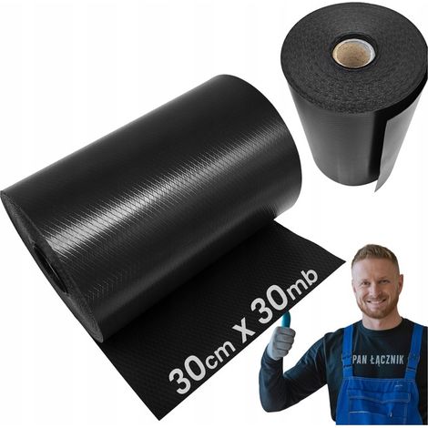 Film De Fondation Eurovent Mauer HDPE, Isolation Horizontale, 1 mm, 0,3 m x 30 m (1/5)