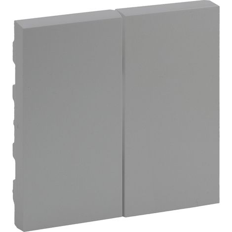 Clé double Niloé Step pour interrupteur et interrupteur LEGRAND aluminium 864305