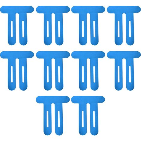 Paquete de 10 parches kinesiológicos para rodilla, parches precortados, parches deportivos transpirables y elásticos, ideales para correr, hacer senderismo y montar en bicicleta. (1/5)