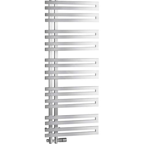 Sapho Volga - Corps de chauffe 500x1238 mm, 311 W, inox brossé NR512 (1/4)