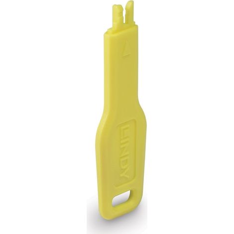 LINDY 47899 Llave bloqueadora de Puerto RJ45, Amarilla