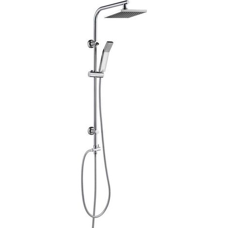 Easy 05 colonna doccia 1 getto soffione 20x20 cm cromato