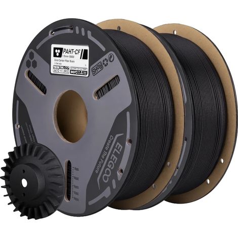 Filamento per stampa 3D, composito in fibra di carbonio, elevata resistenza e robustezza, 2 kg (1/2)