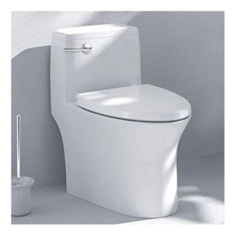 Poignée de réservoir de toilette de rechange chromée, levier de chasse d'eau en métal universel, kit de réparation de tige de poign (1/4)
