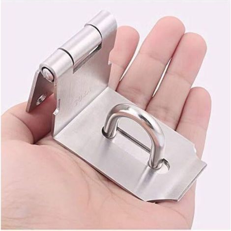 Verrou De Sécurité - Porte Coulissante - Acier Inoxydable - Nickel Satiné - Installation Facile - 1 Pièce (1/5)