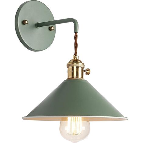 Creative Retro Wall Light Interior Vintage Industrial Wall Lamp Iron Wall Lamp Art Deco E27 Base for Bar, Bedroom, Kitchen, Restaurant, Cafe, Corridor (1/5)