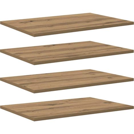 Maison Exclusive - Regalbrett 4 pcs Braun 60 x 40 x 1,5 cm Holzwe