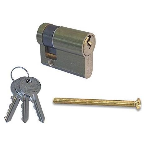 Serratura Cisa logo std 08030.03.0 ottone 50 mm