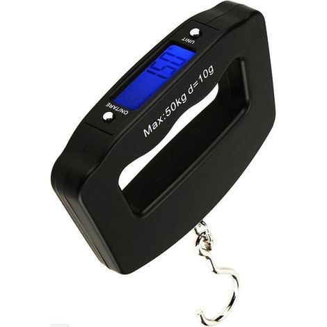 Balanza digital para equipaje de 50 kg/110 lb con 4 unidades de medida (kg/g) (1/3)