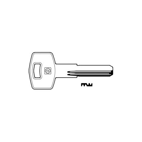 CHIAVI PUNZONATE PER CILINDRI FIAM 6 SPINE FI4R- - FI4R - 5 pezzi SILCA
