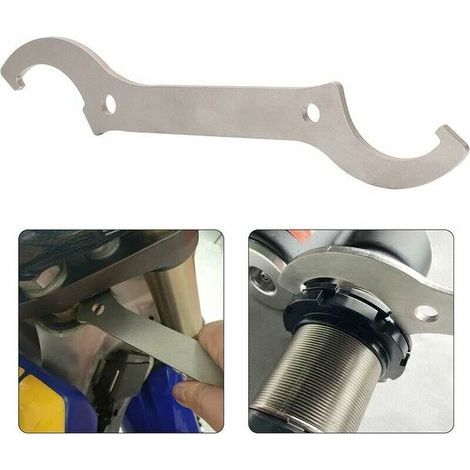 Clé à boulon de direction et d'amortisseur arrière pour motos Kawasaki, Suzuki, Yamaha, SX, SXF, YZ, YZF, WRF, CRF, KX, KXF, RM, RMZ, DRZ de 125 à 530 (1/5)