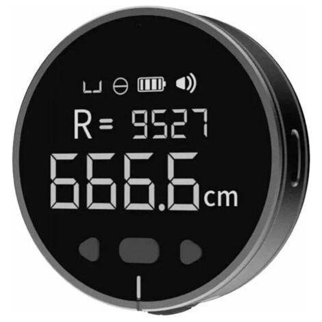 328ft/99.99m Digital Electronic Tape Measure with LCD Display, Rechargeable Digital Ruler, Suitable for Measuring Diameter of Flat and Curved Surfaces. (1/4)