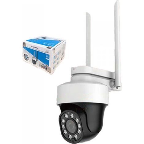 Telecamera WiFi da Interno Esterno Video Sorveglianza Dome di Sicurezza 3MP Full HD 2560x1440 IP66 Impermeabile 320 gradi