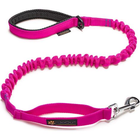 Correa para perros JoQu® Damper con amortiguador, rosa