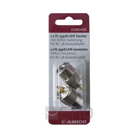 Albrecht 50120 conector coaxial 2 pieza(s)