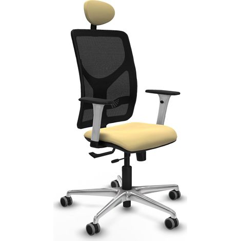 Bürostuhl piqueras y crespo Motilla weiß hoher dichte schaumstoff (1/2)