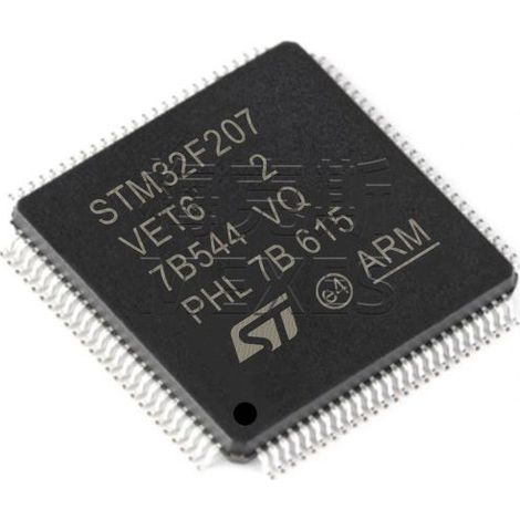 Composants électroniques de la puce STM32F207VET6 STM32F207VFT6, 5 unités expédiées.