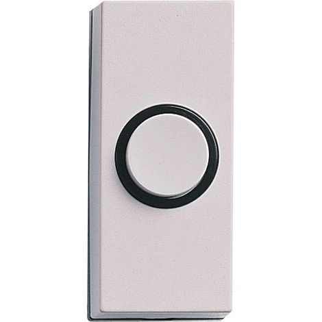 Honeywell D814 Pulsante Sesame - Cabinato - Rettangolare - Bianco (1/2)