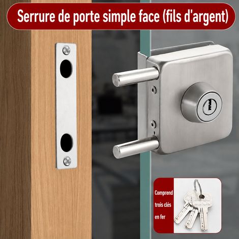 Serrure carrée 604 pour porte en verre simple sans perçage en acier inoxydable 304 604 304 réf 0134 1 kg – Livraison gratuite