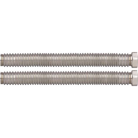 BWT Wellrohrschlauch-Anschluss-Set, DN 50 x G 2" ÜM, Edelstahl, 800mm, 125694612 (1/2)